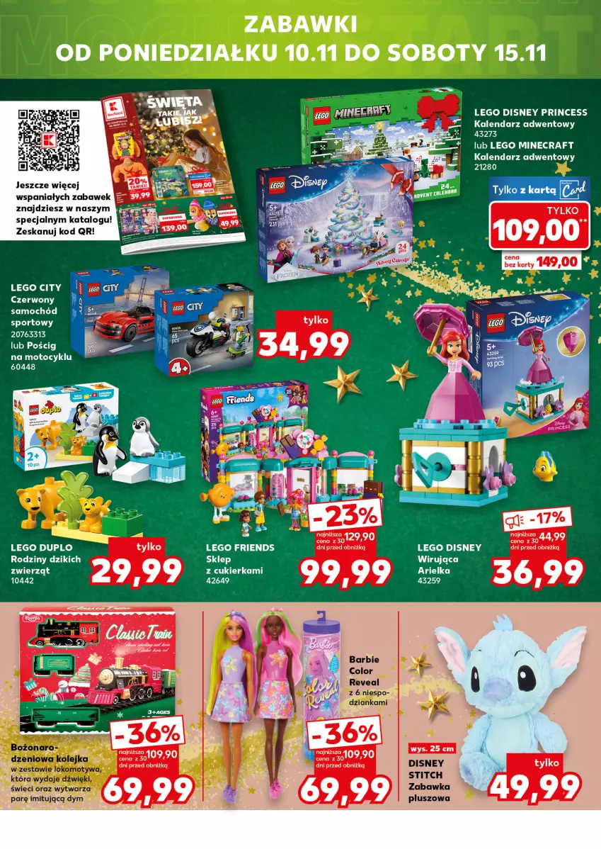 Gazetka promocyjna Kaufland - Kaufland - ważna 06.11 do 12.11.2025 - strona 12 - produkty: Ariel, Cukier, Disney, Kalendarz, Kalendarz adwentowy, LEGO, LEGO City, LEGO Duplo, LEGO Minecraft, Minecraft, Samochód, Zabawka