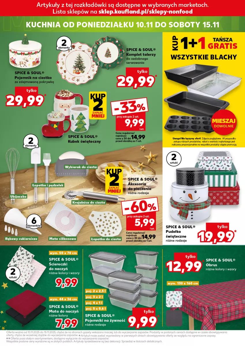 Gazetka promocyjna Kaufland - Kaufland - ważna 06.11 do 12.11.2025 - strona 15 - produkty: Kuchnia, Obrus, Pojemnik