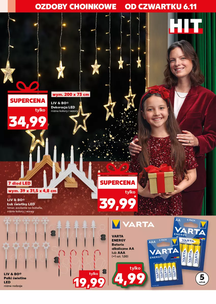 Gazetka promocyjna Kaufland - Kaufland - ważna 06.11 do 12.11.2025 - strona 6 - produkty: Baterie alkaliczne, Dekoracja LED, Silan