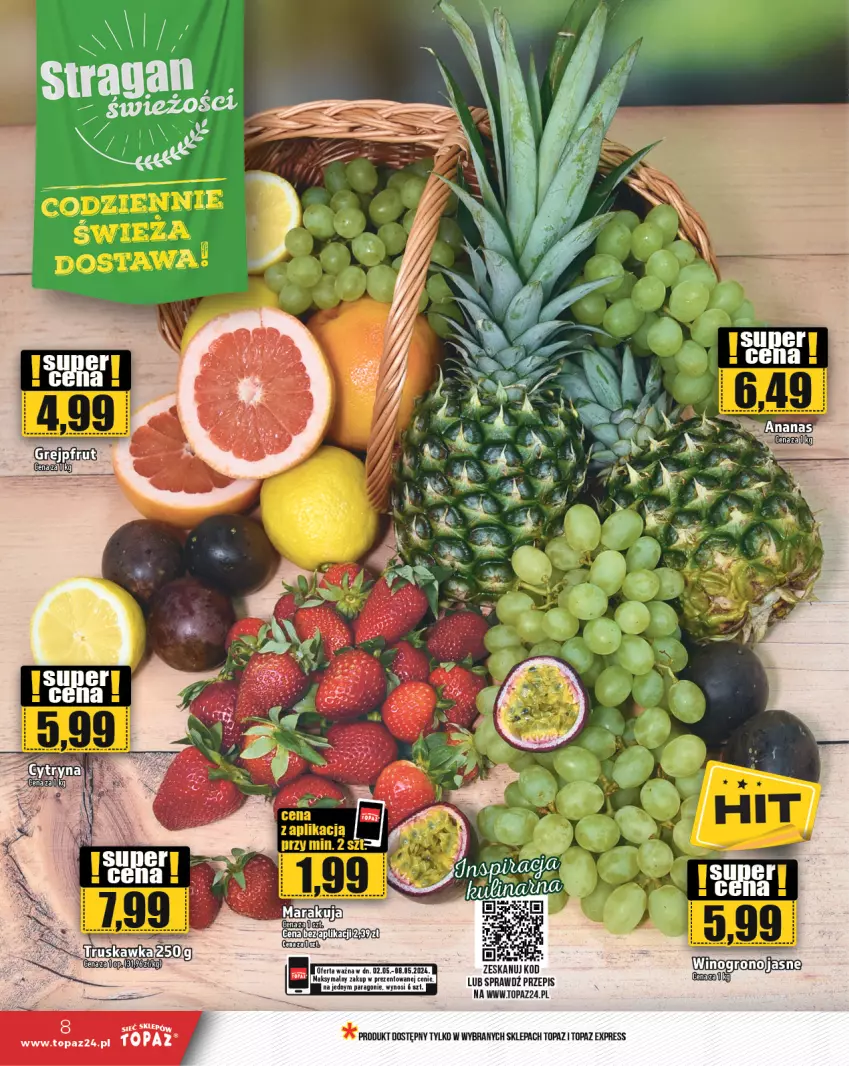 Gazetka promocyjna Topaz - Gazetka - ważna 02.05 do 08.05.2024 - strona 8 - produkty: Top
