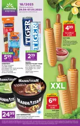 Gazetka promocyjna Stokrotka - Stokrotka Express - Gazetka - ważna od 07.05 do 07.05.2025 - strona 1 - produkty: Twix, Lody, Tarczyński, Tiger, Czekolada, Owoce, Kabanos, Orka, Fa