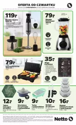 Gazetka promocyjna Netto - Gazetka non food - Gazetka - ważna od 09.10 do 09.10.2021 - strona 8 - produkty: Noż, Dzbanek, Blender ręczny, Blender, Pojemnik, Tarka, LANA, Talerz, Owoce, Waga, Grill, Osłonka