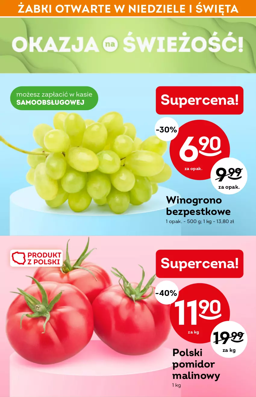 Gazetka promocyjna Żabka - ważna 04.05 do 10.05.2022 - strona 28 - produkty: Pomidor malinowy, Wino