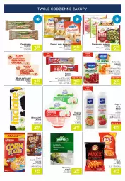 Gazetka promocyjna Carrefour - Gazetka Express - Gazetka - ważna od 15.02 do 15.02.2021 - strona 2 - produkty: Piec, Pierogi, Kit Kat, Makaron, Top, Ryż, Kupiec, Twaróg, Jogurt, Chipsy, Kosz, Zapiekanka, Galaretka, Baton, Danio, Renifer, Gala, Masło, Jogurt pitny, Nestlé, Ryż biały, Hortex, Mleko
