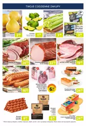 Gazetka promocyjna Carrefour - Gazetka Express - Gazetka - ważna od 15.02 do 15.02.2021 - strona 5 - produkty: Piec, Polędwica, Maasdam, Sos, Ser, Gra, Hot dog, Parówki, Madej Wróbel, Pasztet, Kosz, Kiełbasa podwawelska, Wawel, Sałat, Szynka, Pomelo, Edam, Parówki hot dog, Limonka, Boczek, Seler naciowy, Schab pieczony, Kiełbasa, Fa