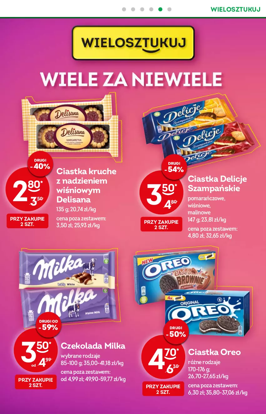 Gazetka promocyjna Żabka - ważna 07.09 do 13.09.2022 - strona 18 - produkty: Ciastka, Czekolada, Delicje, Isana, Milka, Oreo