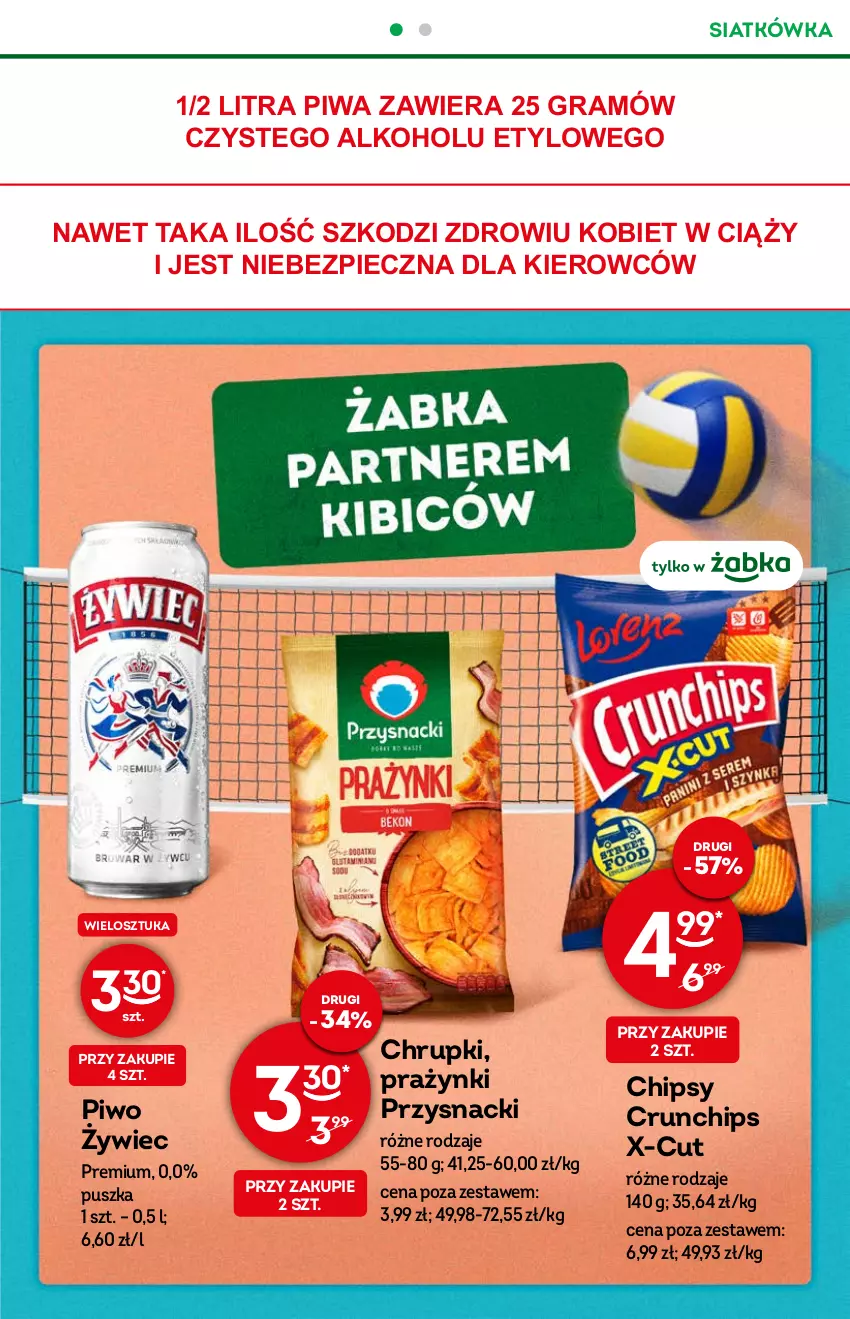 Gazetka promocyjna Żabka - ważna 07.09 do 13.09.2022 - strona 6 - produkty: Chipsy, Chrupki, Crunchips, Gra, Piec, Piwa, Piwo, Przysnacki