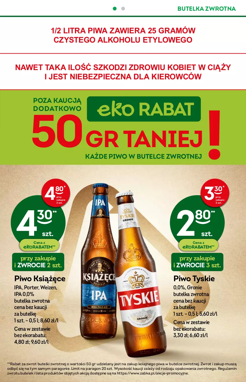 Gazetka promocyjna Żabka - ważna 07.09 do 13.09.2022 - strona 8 - produkty: Gra, Książęce, Mus, Olej, Piec, Piwa, Piwo, Por, Sok, Tyskie