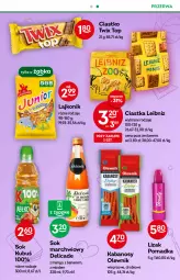 Gazetka promocyjna Żabka - Gazetka - ważna od 13.09 do 13.09.2022 - strona 27 - produkty: Ciastka, Top, Sok, Lajkonik, Twix, Kubuś, Kabanos, Mango, Olewnik