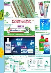 Gazetka promocyjna Super Pharm - Gazetka - Gazetka - ważna od 04.05 do 04.05.2021 - strona 16 - produkty: Top, Pur, Pasta do zębów, 7 Days, Płyn do płukania, Parodontax, Elmex, Colgate, Mięta, Imbir, LG, Fa