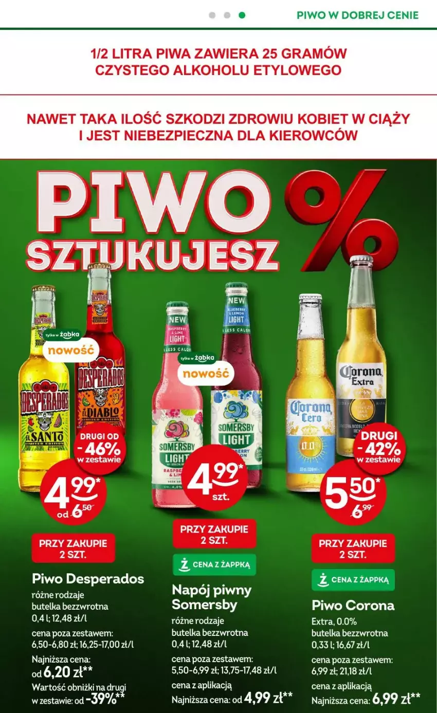 Gazetka promocyjna Żabka - ważna 09.04 do 22.04.2025 - strona 24 - produkty: Desperados, Gra, LG, Piec, Piwa, Piwo, Somersby