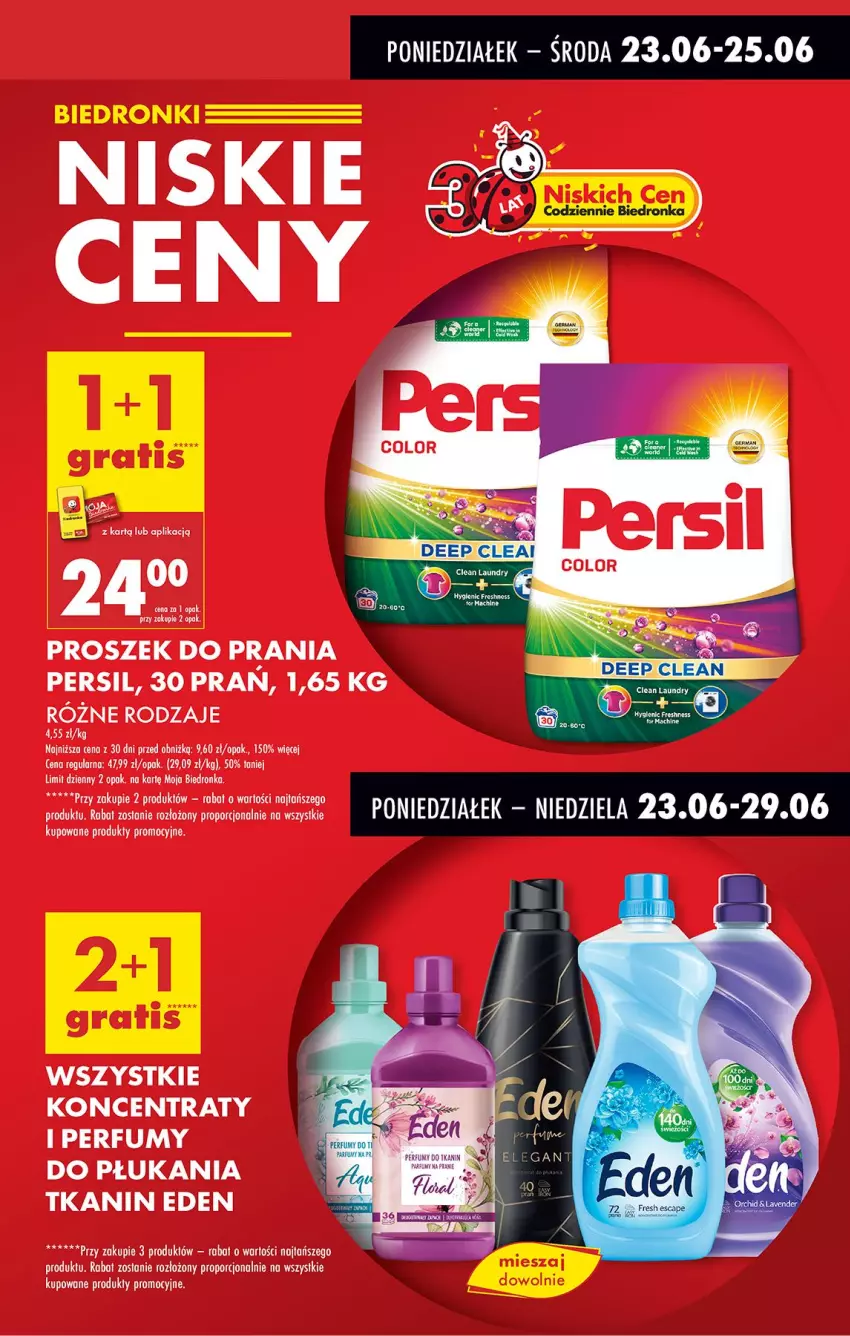 Gazetka promocyjna Biedronka - Od Poniedziałku - ważna 23.06 do 28.06.2025 - strona 13 - produkty: Perfum, Persil, Por