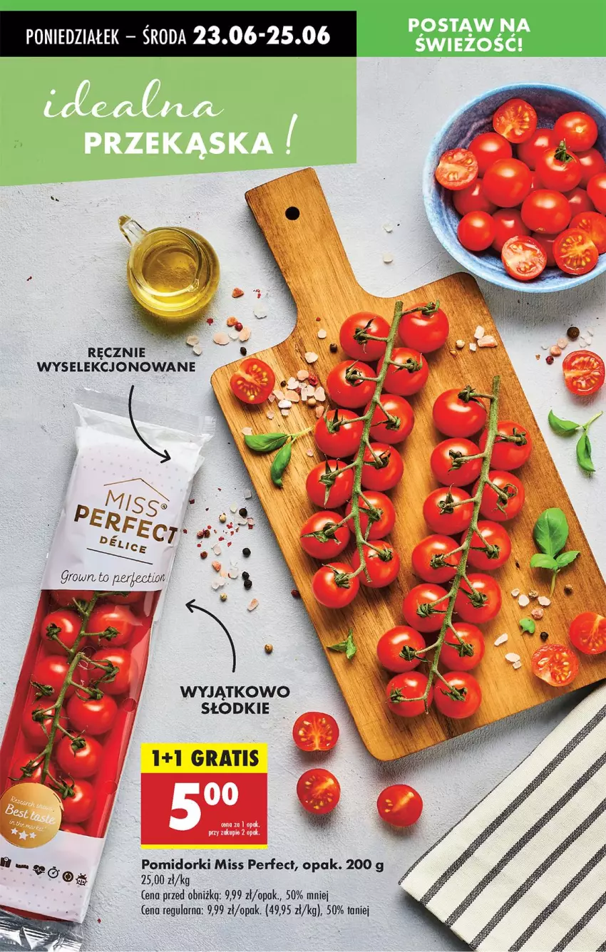 Gazetka promocyjna Biedronka - Od Poniedziałku - ważna 23.06 do 28.06.2025 - strona 21 - produkty: Pomidorki