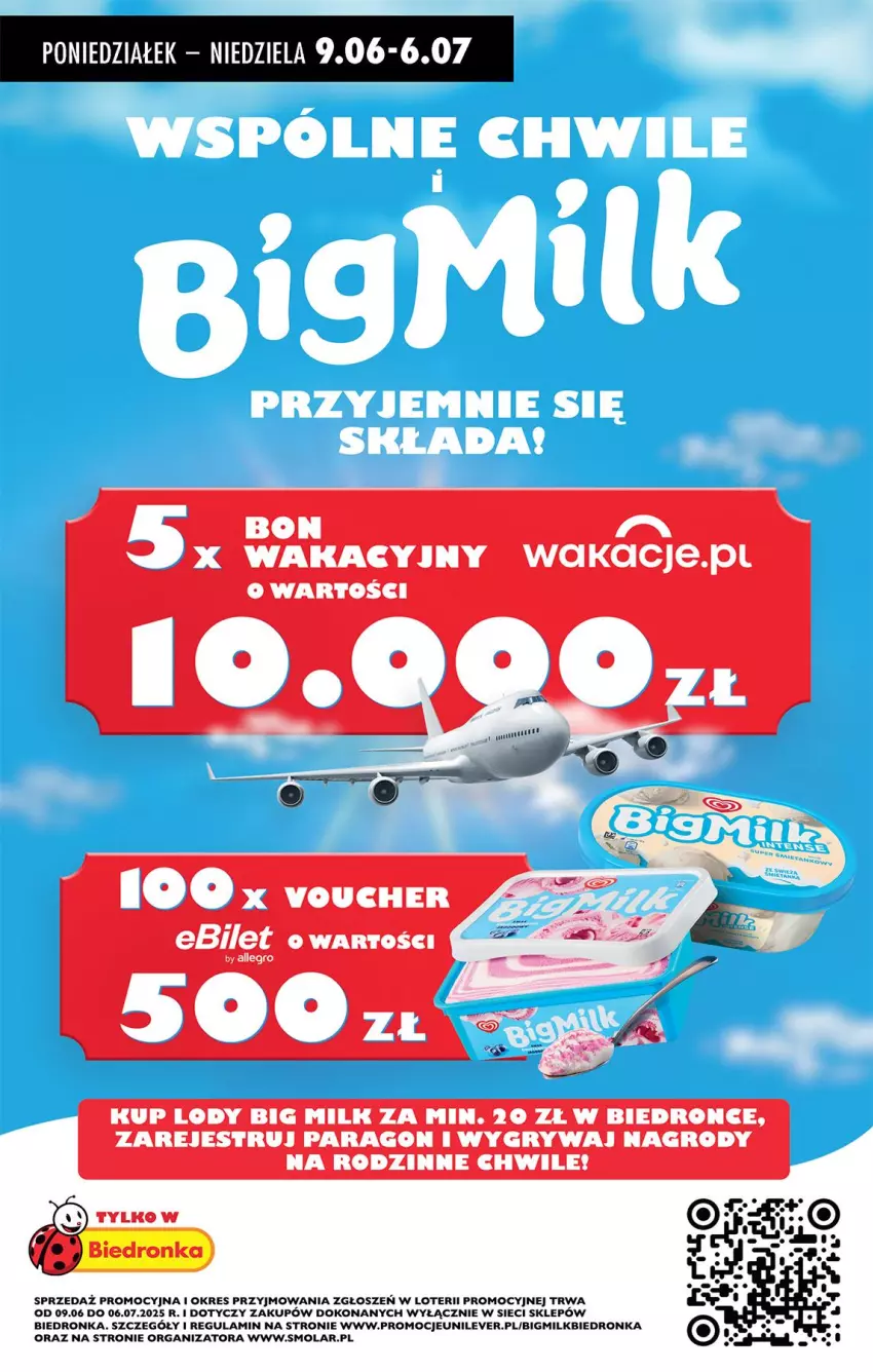 Gazetka promocyjna Biedronka - Od Poniedziałku - ważna 23.06 do 28.06.2025 - strona 45 - produkty: Allegro, Big Milk, Gry, Lody, Mola