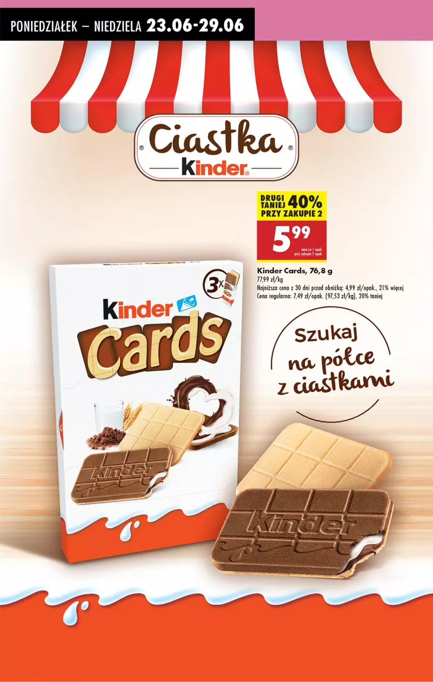 Gazetka promocyjna Biedronka - Od Poniedziałku - ważna 23.06 do 28.06.2025 - strona 46 - produkty: Kinder