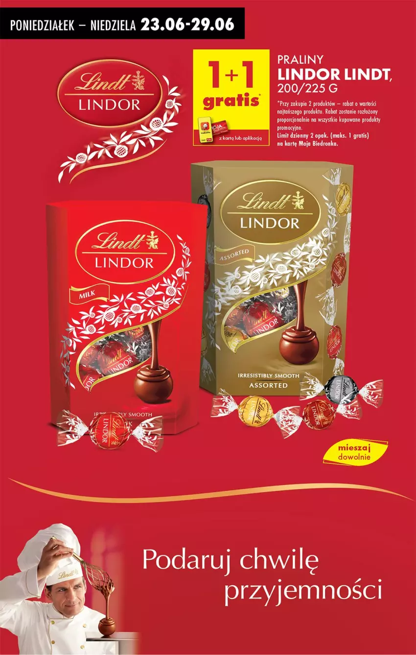 Gazetka promocyjna Biedronka - Od Poniedziałku - ważna 23.06 do 28.06.2025 - strona 47 - produkty: Gra, Lindor, Lindt, Por, Praliny