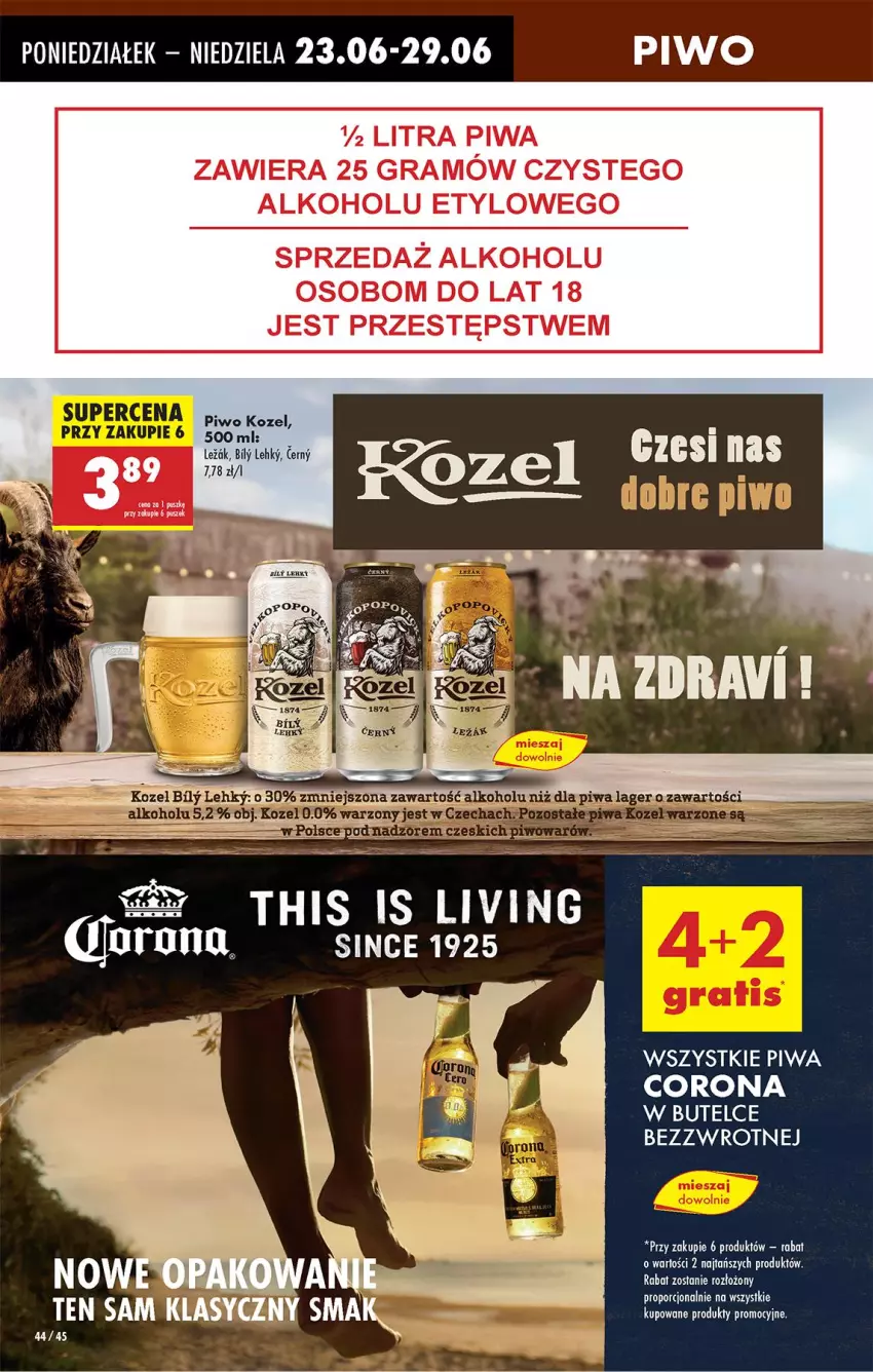 Gazetka promocyjna Biedronka - Od Poniedziałku - ważna 23.06 do 28.06.2025 - strona 56 - produkty: Gra, Kozel, Piwa, Piwo, Por