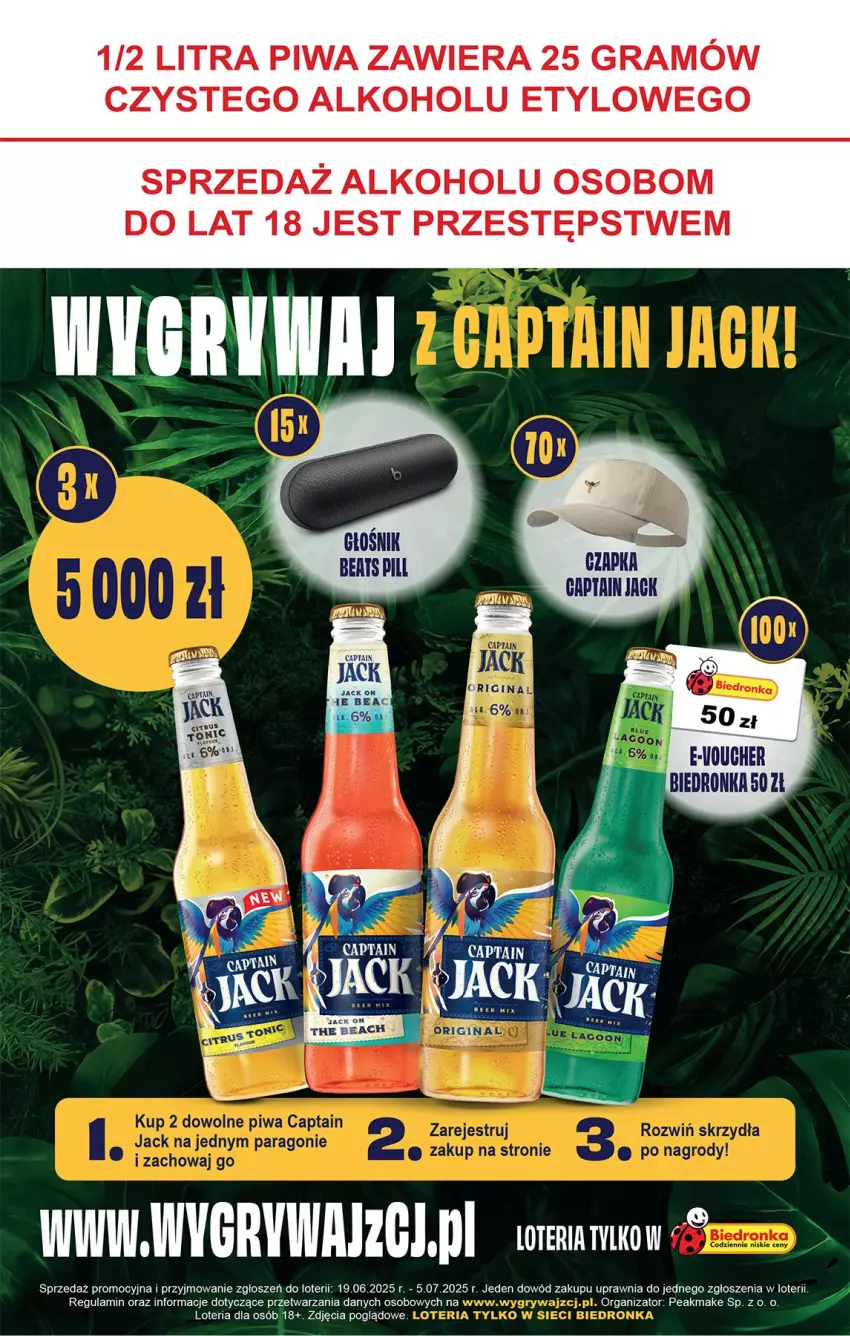 Gazetka promocyjna Biedronka - Od Poniedziałku - ważna 23.06 do 28.06.2025 - strona 69 - produkty: Głośnik, Gra, Gry, Piwa