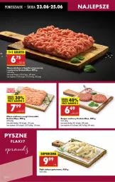 Gazetka promocyjna Biedronka - Od Poniedziałku - Gazetka - ważna od 28.06 do 28.06.2025 - strona 24 - produkty: Kurczak, Mięso mielone, Mięso mielone z łopatki wieprzowej, Gra, Burger, Flaki, Mięso