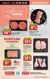 Gazetka promocyjna Biedronka - Od Poniedziałku - Gazetka - ważna od 28.06 do 28.06.2025 - strona 26 - produkty: Kurczak, Udo z kurczaka, Mięso mielone, Por, Mięso z uda kurczaka, Tera, Lack, Burger, Mięso, Podudzie z kurczaka, Fa