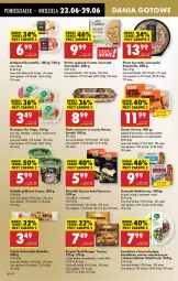 Gazetka promocyjna Biedronka - Od Poniedziałku - Gazetka - ważna od 28.06 do 28.06.2025 - strona 30 - produkty: Piec, Kurczak, Hummus, Ciasto francuskie, Warzywa, Sos, Ser, Ryż, Rum, Mus, Bulgur, Ricotta, Salsa, Sałat, Pesto, Penne, Pizza, Solan, Burger, Buraki, Flaki, Grill, Flaki wołowe, Polędwiczki panierowane, Szpinak, Lisner, LG