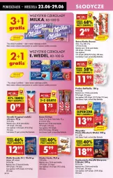 Gazetka promocyjna Biedronka - Od Poniedziałku - Gazetka - ważna od 28.06 do 28.06.2025 - strona 42 - produkty: Kit Kat, Por, NBA, Gin, Gra, Kinder Bueno, Praliny, Raffaello, Wafle, Baton, E. Wedel, Kakao, Olej, Kinder, Milka, Fa
