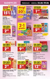 Gazetka promocyjna Biedronka - Od Poniedziałku - Gazetka - ważna od 28.06 do 28.06.2025 - strona 43 - produkty: Ciastka, Por, Mus, Prince Polo, Jeżyki, Bonitki, Wafle, 7 Days, Rogal, Ciastka owsiane, Kakao, Milka, Kokos, Fa