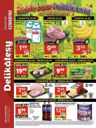 Gazetka promocyjna Delikatesy Centrum - NOWA GAZETKA Delikatesy Centrum od 20 marca! 20-26.03.2025 - Gazetka - ważna od 26.03 do 26.03.2025 - strona 1 - produkty: Banany, Ser, Rum, Koc, 7up, Papier, Rama, Mirinda, Tran, Velvet, Szynka, Pepsi, Ręcznik, Rolki, Gouda, Napój, Mleko, Fa