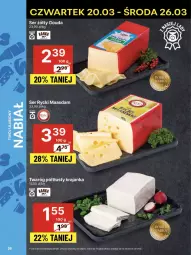 Gazetka promocyjna Delikatesy Centrum - NOWA GAZETKA Delikatesy Centrum od 20 marca! 20-26.03.2025 - Gazetka - ważna od 26.03 do 26.03.2025 - strona 26 - produkty: Maasdam, Ser, Twaróg, Twaróg półtłusty, Gouda