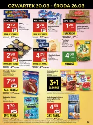 Gazetka promocyjna Delikatesy Centrum - NOWA GAZETKA Delikatesy Centrum od 20 marca! 20-26.03.2025 - Gazetka - ważna od 26.03 do 26.03.2025 - strona 34 - produkty: Ciastka, Krakus, Rum, Lajkonik, Kisiel, Dr. Oetker, Bajgle, Grześki, Galaretka, Knoppers, Gala, Krakuski