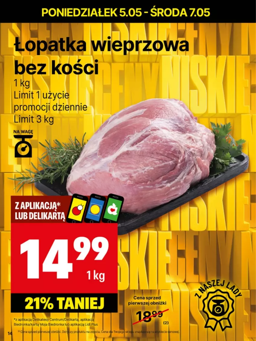 Gazetka promocyjna Delikatesy Centrum - Franczyza DC19 Poniedziałek - ważna 05.05 do 11.05.2025 - strona 14