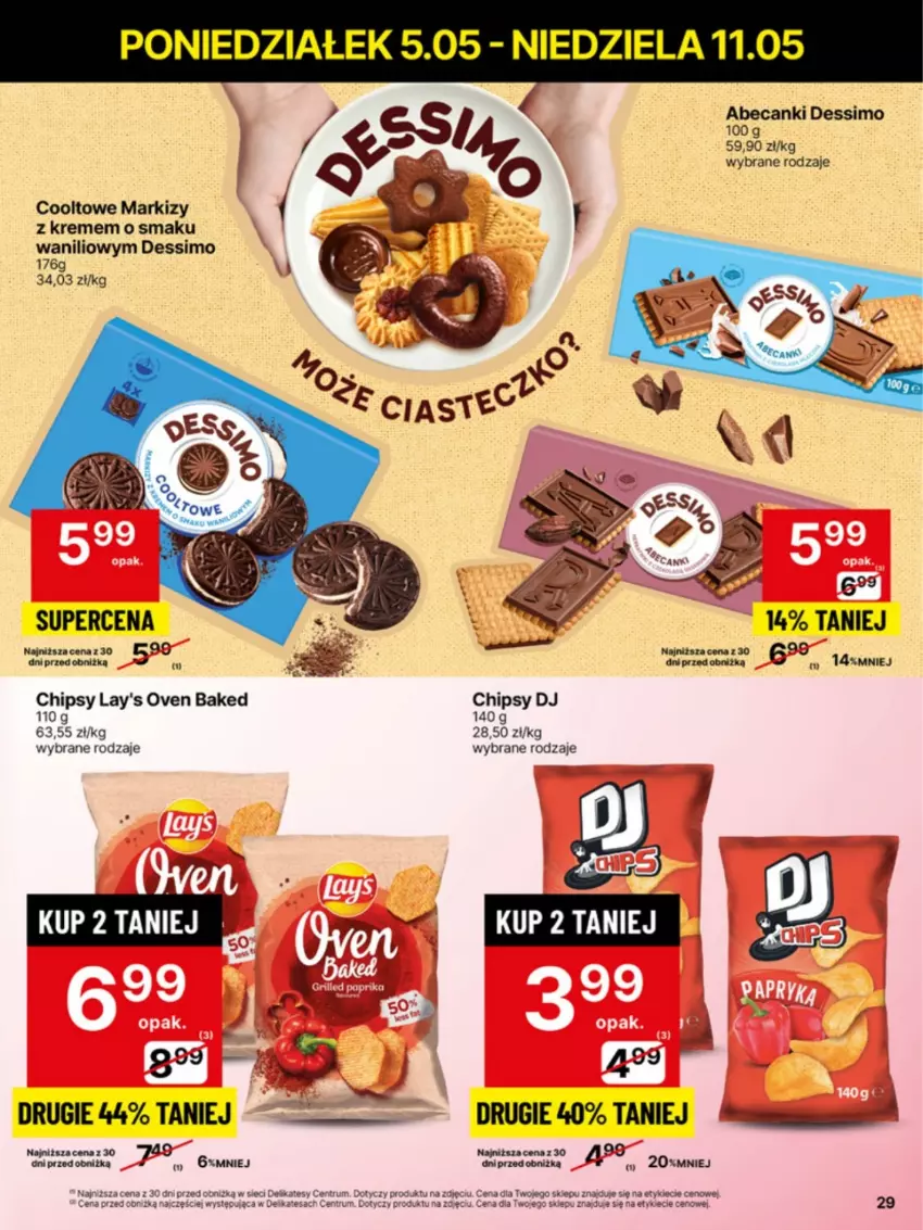 Gazetka promocyjna Delikatesy Centrum - Franczyza DC19 Poniedziałek - ważna 05.05 do 11.05.2025 - strona 29 - produkty: Chipsy, Rum