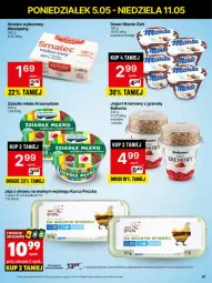 Gazetka promocyjna Delikatesy Centrum - Franczyza DC19 Poniedziałek - Gazetka - ważna od 11.05 do 11.05.2025 - strona 21 - produkty: Ser, Rum, Gra, Zott, Jaja, Jogurt, Tera, Bakoma, Deser, Monte, Mleko