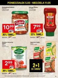 Gazetka promocyjna Delikatesy Centrum - Franczyza DC19 Poniedziałek - Gazetka - ważna od 11.05 do 11.05.2025 - strona 23 - produkty: Ketchup, Sok, Rum, Zupa, Winiary, Pudliszki, Ogród, Pomidory, Pomidory krojone, Knorr, Dania gotowe, Fa