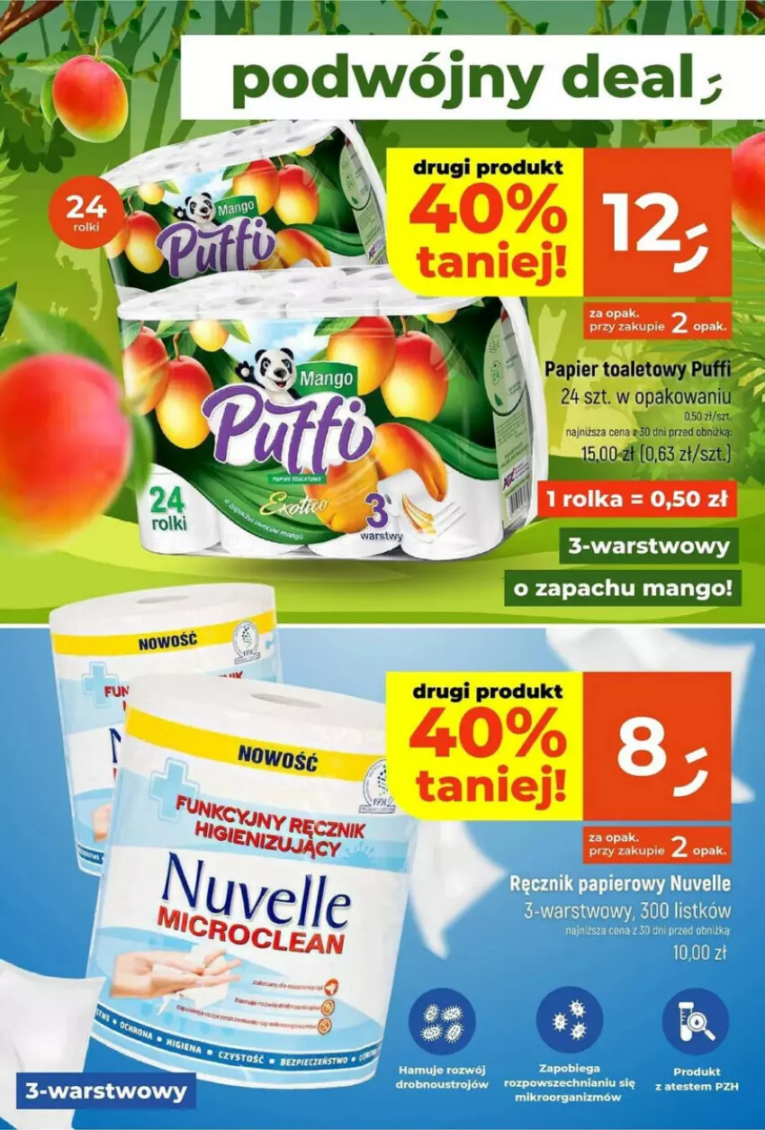 Gazetka promocyjna Dealz - ważna 02.01 do 15.01.2025 - strona 24 - produkty: Mango, Papier, Papier toaletowy, Piec, Puf, Ręcznik