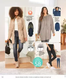 Gazetka promocyjna Bonprix - Moda dla Mnie - Gazetka - ważna od 18.07 do 18.07.2021 - strona 36 - produkty: Sweter, Gin, Kurtka, Parka, Dżinsy, Legginsy