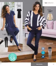 Gazetka promocyjna Bonprix - Moda dla Mnie - Gazetka - ważna od 18.07 do 18.07.2021 - strona 9 - produkty: Sweter, Gin, Dżinsy, Moda, Legginsy, Sukienka