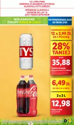 Gazetka promocyjna Lidl - GAZETKA - Gazetka - ważna od 27.03 do 27.03.2024 - strona 15 - produkty: Coca-Cola, Tyskie