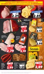 Gazetka promocyjna Kaufland - Mocny Start - Gazetka - ważna od 12.07 do 12.07.2023 - strona 13 - produkty: Ser, Salami, Kasztelan, Madej Wróbel, Ser Kasztelan, Pasztet, Mlekovita, Szynka, Kiełbasa krucha, Pieprz, Kabanos, Ser salami, Gouda, Gala, Kiełbasa, Olewnik, Mleko