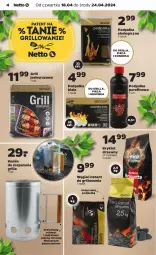 Gazetka promocyjna Netto - Od Czwartku Przemysłowa - Gazetka - ważna od 24.04 do 24.04.2024 - strona 4 - produkty: Piec, Inka, Grill, Brykiet drzewny