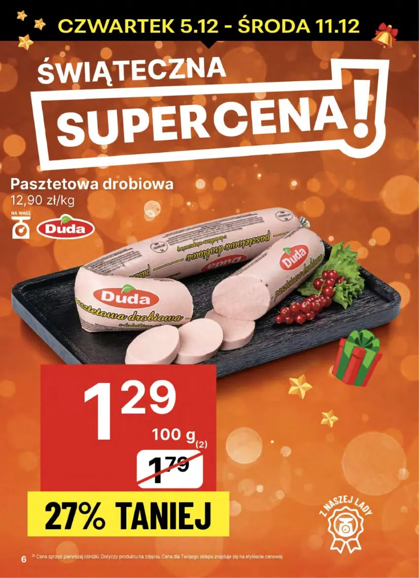 Gazetka promocyjna Delikatesy Centrum - NOWA GAZETKA Delikatesy Centrum od 5 grudnia! 5-11.12.2024 - ważna 05.12 do 11.12.2024 - strona 6 - produkty: Pasztet