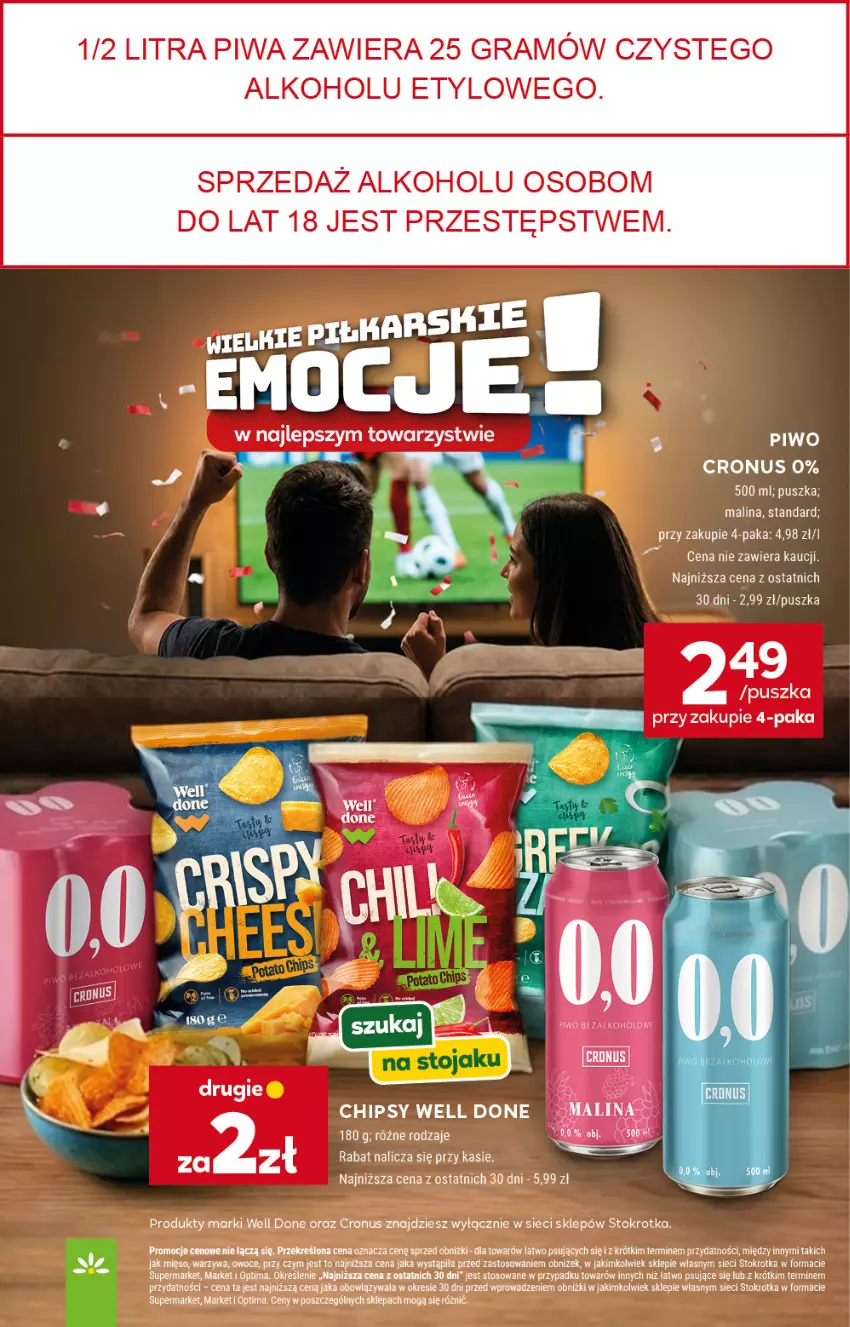 Gazetka promocyjna Stokrotka - Supermarket - ważna 16.07 do 22.07.2026 - strona 29 - produkty: Chipsy, Gra, Mięso, Optima, Owoce, Piwa, Piwo, Warzywa