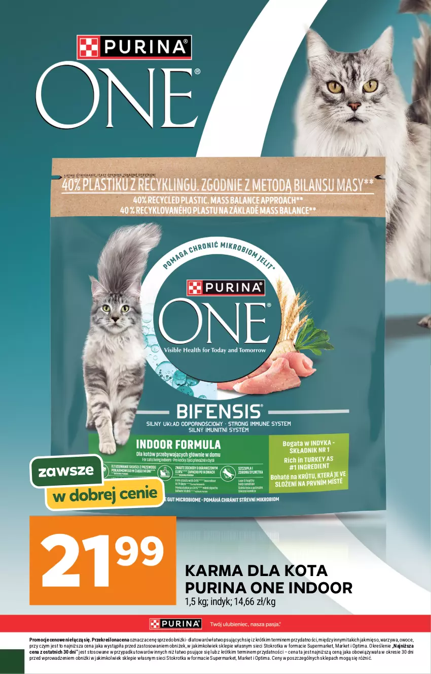 Gazetka promocyjna Stokrotka - Supermarket - ważna 16.07 do 22.07.2026 - strona 41 - produkty: Mięso, Optima, Owoce, Pur, Purina, Warzywa