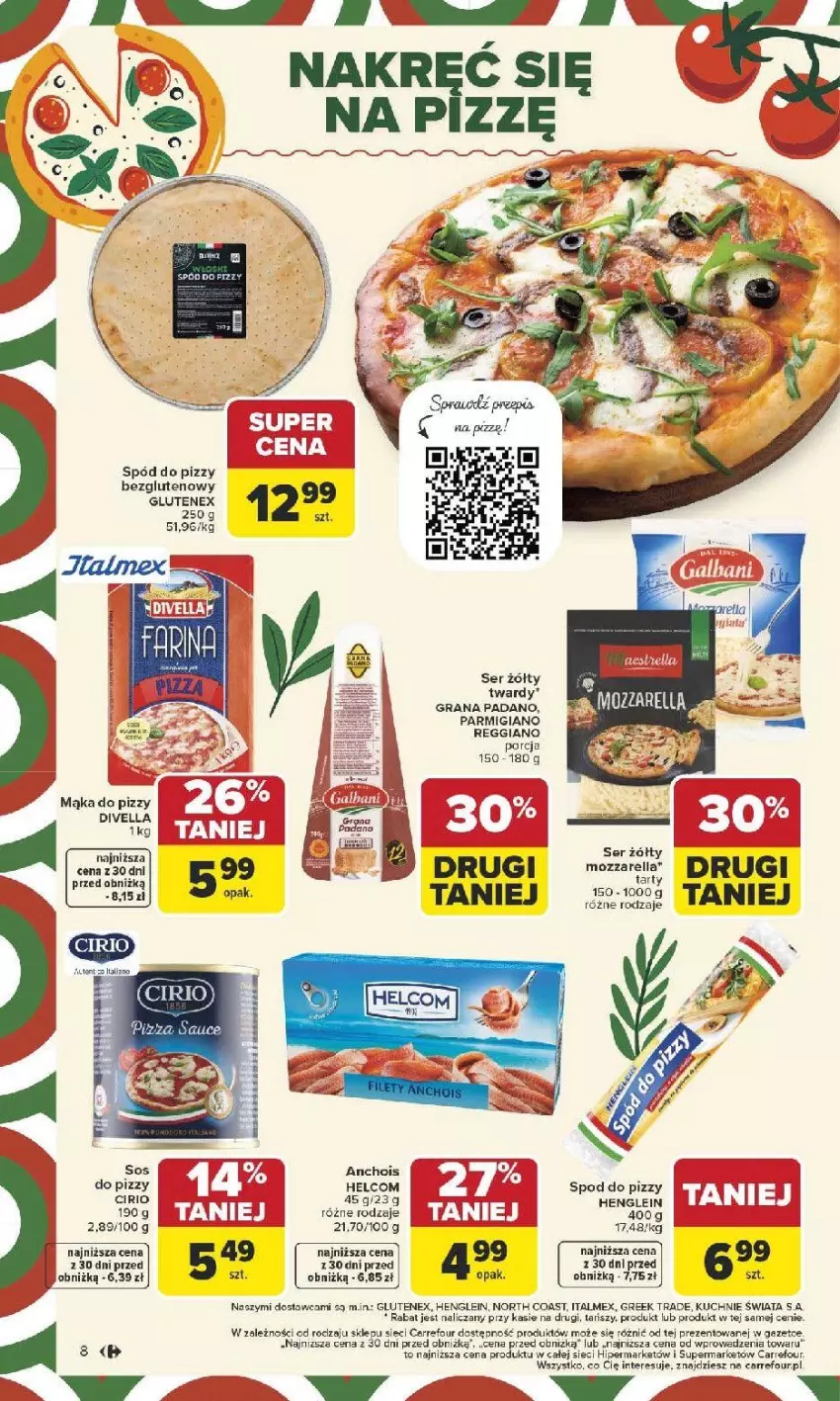 Gazetka promocyjna Carrefour - Gazetka Carrefour, Market od poniedziału! - ważna 12.01 do 17.01.2026 - strona 10 - produkty: Gra, HELCOM, Por, Ser, Spód do pizzy, Tenex