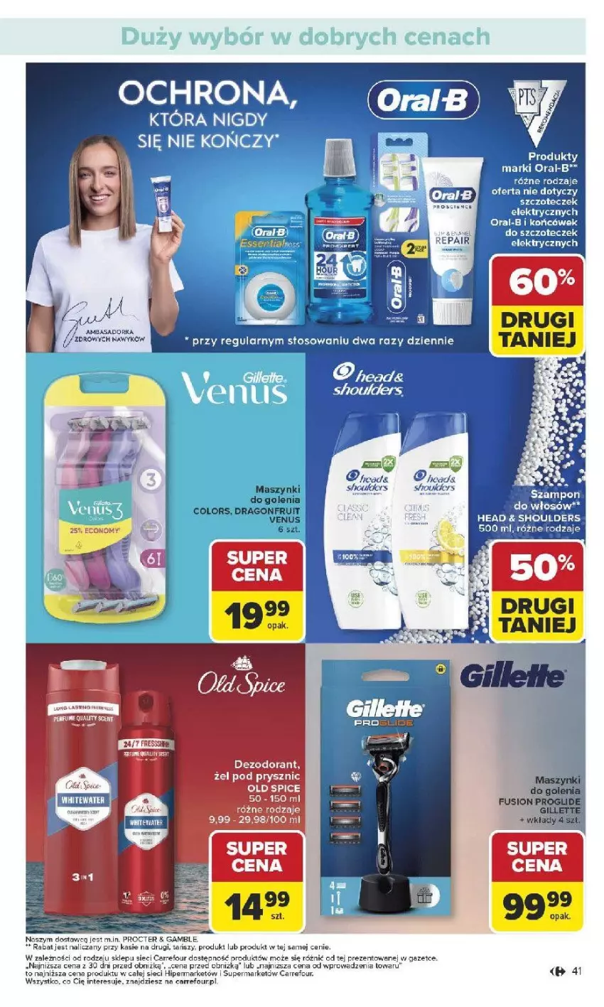 Gazetka promocyjna Carrefour - Gazetka Carrefour, Market od poniedziału! - ważna 12.01 do 17.01.2026 - strona 43 - produkty: Dezodorant, Old Spice, Orka, Perfum, Venus