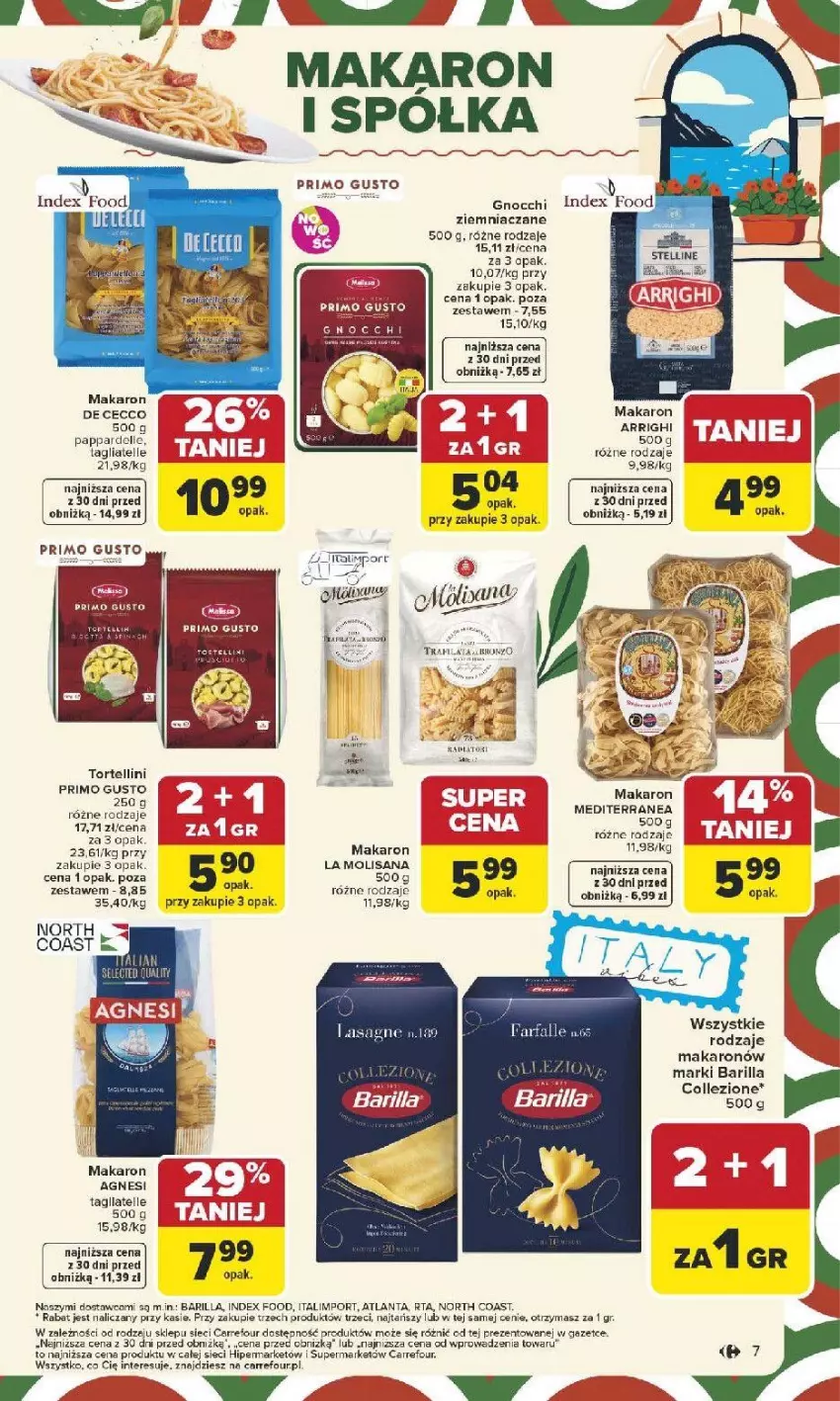 Gazetka promocyjna Carrefour - Gazetka Carrefour, Market od poniedziału! - ważna 12.01 do 17.01.2026 - strona 9 - produkty: Barilla, Gnocchi, Makaron, Por, Tagliatelle