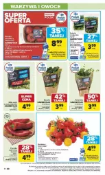 Gazetka promocyjna Carrefour - Gazetka Carrefour, Market od poniedziału! - Gazetka - ważna od 17.01 do 17.01.2026 - strona 20 - produkty: Warzywa, Por, Roszponka, Kolendra, Warzywa i owoce, Rukola, Sałat, Bazyl, Owoce, Bazylia, Pomidory