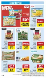 Gazetka promocyjna Carrefour - Gazetka Carrefour, Market od poniedziału! - Gazetka - ważna od 17.01 do 17.01.2026 - strona 28 - produkty: Pierogi, Kalafior, Warzywa, Frosta, Ser, Inka, Zupa, Paluszki rybne, Lody, Zapiekanka, Ogród, Szpinak, LG, Fa