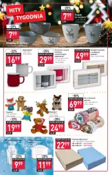 Gazetka promocyjna Stokrotka - Market - Gazetka - ważna od 15.12 do 15.12.2021 - strona 10 - produkty: Koc, Ręcznik kuchenny, Miseczka, Bell, Cynk, Prześcieradło, Ręcznik, Wkład filtrujący, Renifer, Kubek