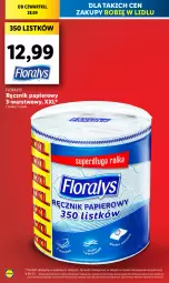 Gazetka promocyjna Lidl - GAZETKA - Gazetka - ważna od 30.09 do 30.09.2023 - strona 12 - produkty: Papier, Ręcznik, Flora